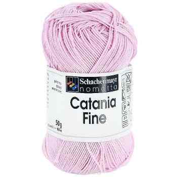 Пряжа для вязания "Catania Fine", цвет: розовый (01010)