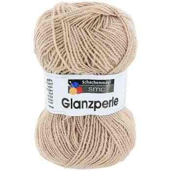Пряжа для вязания Schachenmayr "Glanzperle", цвет: бежевый (01354)