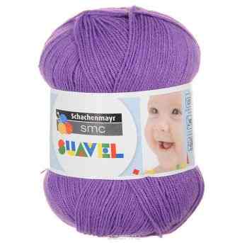 Детская пряжа для вязания "Suavel", цвет: Lila / Лиловый (08099), 366 м, 50 г