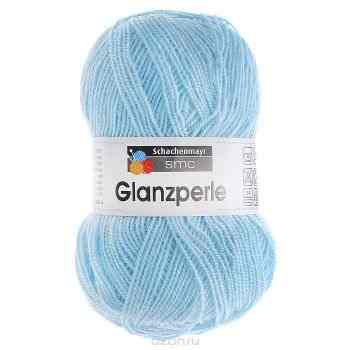 Пряжа для вязания Schachenmayr "Glanzperle", цвет: голубой (01359), 200 м, 50 г