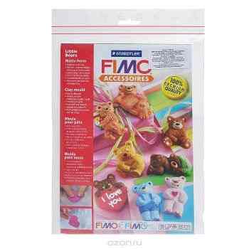 Формочки для литья Fimo "Маленькие медведи", 8 шт