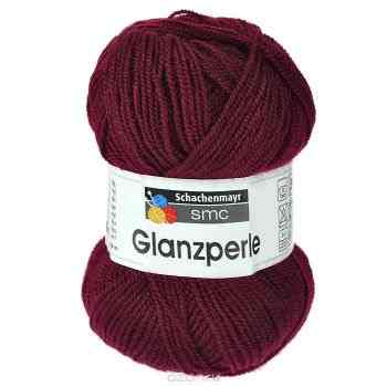 Пряжа для вязания Schachenmayr "Glanzperle", цвет: темно-вишневый (01429), 200 м, 50 г