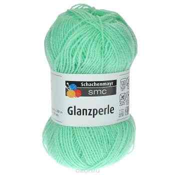 Пряжа для вязания Schachenmayr "Glanzperle", цвет: зеленая мята (01432), 200 м, 50 г
