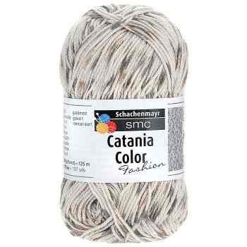 Пряжа для вязания "Catania Color Fashion", цвет: бежевый, коричневый, серый (00185), 125 м, 50 г