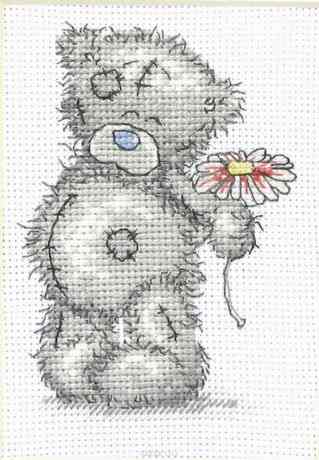 Набор для вышивания крестом "Цветок для тебя",  11 х 8 см