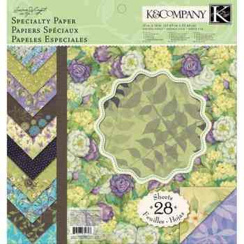 Набор бумаги для скрапбукинга K&Company "Мир растений", 31 х 31 см, 28 листов
