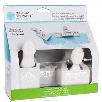 Набор фигурных дыроколов Martha Stewart "Петельки", край и угол, 2 шт. EKS-42-60053