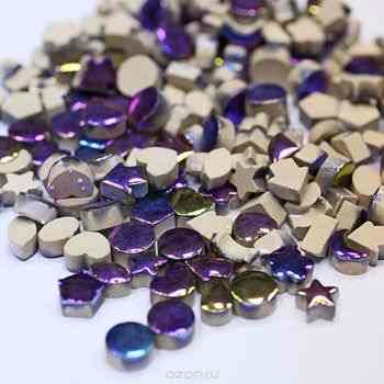 Мозаика керамическая Craft Premier с голографической глазурью, 1 х 1 см, 100 г