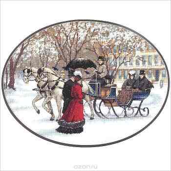 Набор для вышивания Dimensions "Зимние впечатления", 41 см х 30 см