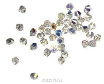 Бусины Swarovski Elements, цвет: прозрачный, 3 мм, 50 шт. 389003