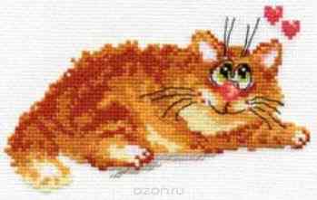 Набор для вышивания крестом "Муррр...", 15 х 10 см