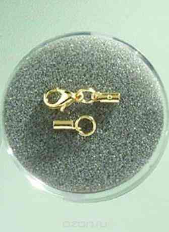 Застежка Glorex, цвет: золотой, 15 мм