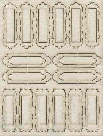 Чипборд "Фигурные рамки №11". АМ817016