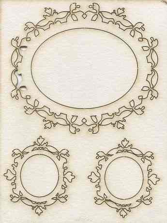 Чипборд "Фигурные рамки №7". АМ817012