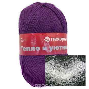 Пряжа "Тепло и уютно" 100гр. 400м. (100% шерсть). 360029_101М_101 М