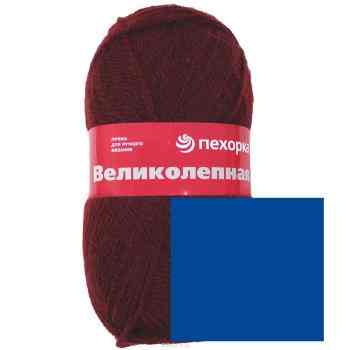 Пряжа для вязания Пехорка "Великолепная", цвет: светлая джинса (256), 300 м, 100 г, 10 шт