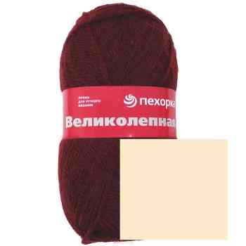 Пряжа для вязания Пехорка "Великолепная", цвет: натуральный (442), 300 м, 100 г, 10 шт