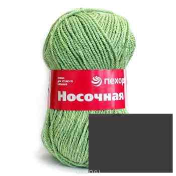 Пряжа для вязания Пехорка "Носочная", цвет: моренго (35), 200 м, 100 г, 10 шт