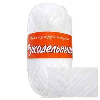 Пряжа для вязания Пехорка "Рукодельница", цвет: белый (01), 200 м, 50 г, 5 шт