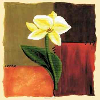 Набор для вышивания крестом "Цветок надежды", частичная вышивка, 55 х 55 см