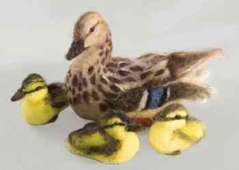 Набор для валяния "Дружная семья", 12 см х 17 см