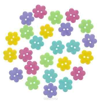 Пуговицы декоративные Dress It Up "Цветы", 18 шт. 7702282