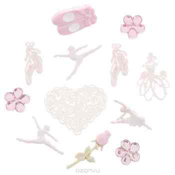 Набор пуговиц и фигурок Dress It Up "Балет", 10 шт. 7702096