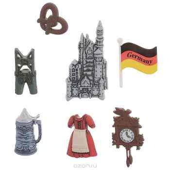 Набор пуговиц и фигурок Dress It Up "Германия", 7 шт. 7704052