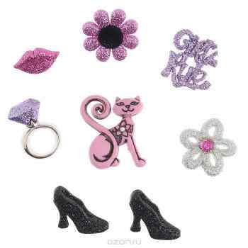Набор пуговиц и фигурок Dress It Up "Дамский набор", 8 шт. 7702093