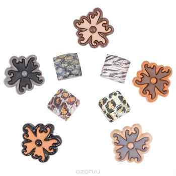 Набор пуговиц и фигурок Dress It Up "Сафари", 9 шт. 7702290