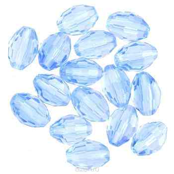 Бусины "Астра", цвет: синий (4), 8 мм х 6 мм, 16 шт. 7702760_4