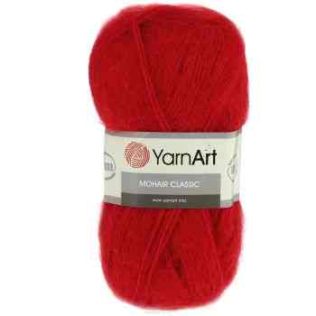 Пряжа для вязания YarnArt "Mohair Classic", цвет: алый (105), 220 м, 100 г, 5 шт