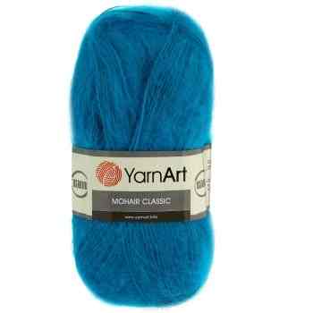 Пряжа для вязания YarnArt "Mohair Classic", цвет: бирюзовый (106), 220 м, 100 г, 5 шт