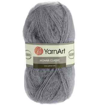 Пряжа для вязания YarnArt "Mohair Classic", цвет: светло-серый (113), 220 м, 100 г, 5 шт