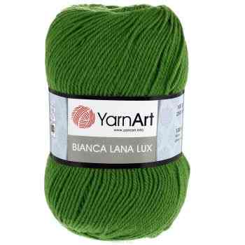 Пряжа для вязания YarnArt "Bianca LanaLux", цвет: зеленое яблоко (865), 250 м, 100 г, 5 шт