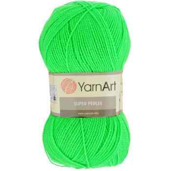 Пряжа для вязания YarnArt "Super Perlee", цвет: салатовый (83), 400 м, 100 г, 5 шт