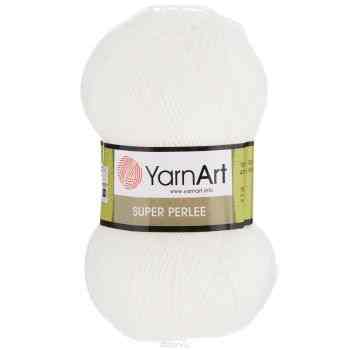 Пряжа для вязания YarnArt "Super Perlee", цвет: белый (150), 400 м, 100 г, 5 шт