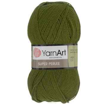 Пряжа для вязания YarnArt "Super Perlee", цвет: оливковый (39), 400 м, 100 г, 5 шт