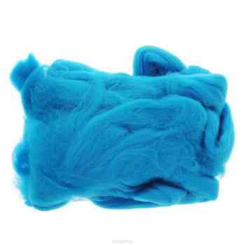 Шерсть для валяния "Астра", тонкая, цвет: голубая бирюза (0473), 50 г