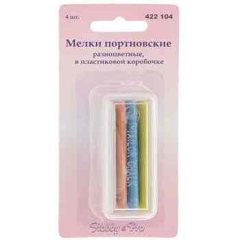 Мел портновский "Hobby & Pro", 5,5 х 2 см, 4 шт