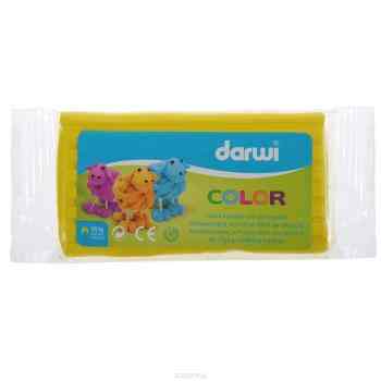 Масса для лепки Darwi "Color", цвет: желтый (700), 100 г