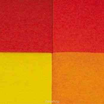 Фетр листовой Астра "Ассорти", 20 см х 30 см, 4 шт. 7700071_5