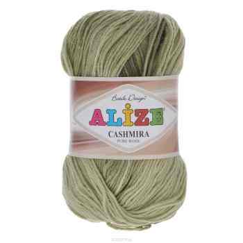 Пряжа для вязания Alize "Cashmira Batik", цвет: темно-зеленый, зеленый (3130), 300 м, 100 г, 5 шт