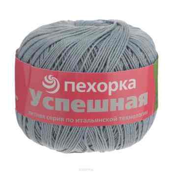 Пряжа для вязания Пехорка "Успешная", цвет: стальной (174), 220 м, 50 г, 10 шт