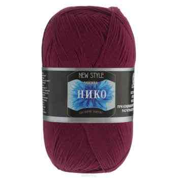 Пряжа для вязания Камтекс "Нико", цвет: бордовый (047), 500 м, 100 г, 10 шт