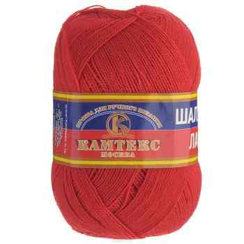 Пряжа для вязания Камтекс "Шалунья лайт", цвет: красный (46), 600 м, 100 г, 10 шт