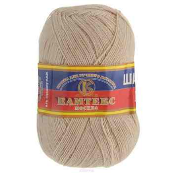 Пряжа для вязания Камтекс "Шалунья лайт", цвет: бежевый (5), 600 м, 100 г, 10 шт