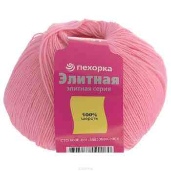 Пряжа для вязания Пехорка "Элитная", цвет: розовый бутон (76), 415 м, 50 г, 10 шт