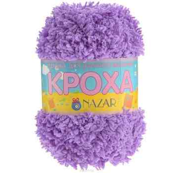 Пряжа для вязания детская Nazar "Кроха", цвет: фиолетовый (517), 75 м, 50 г, 10 шт