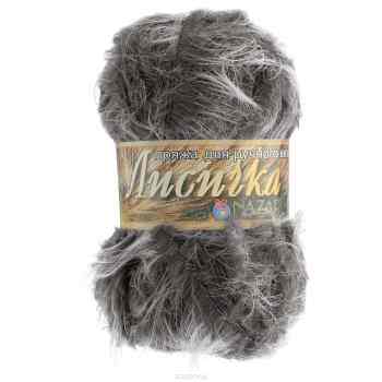 Пряжа для вязания Nazar "Лисичка", цвет: коричневый (001), 100 г, 90 м, 5 шт